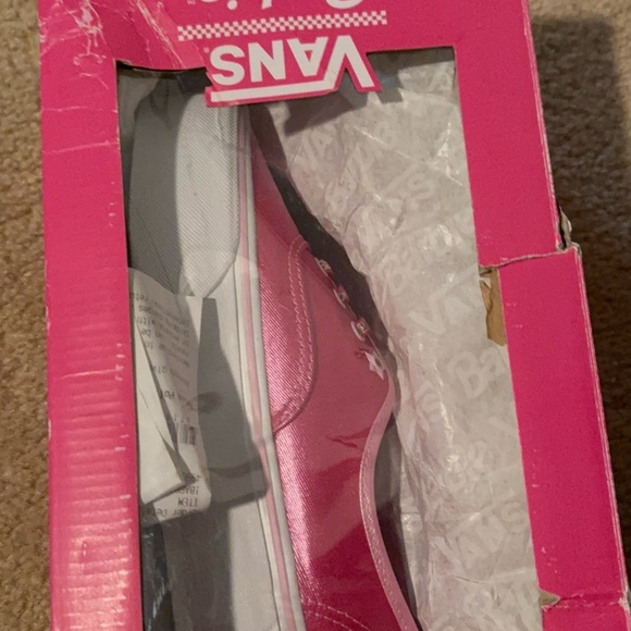 Vans Women's Barbie platform women’s 7.5 Pink Canvas Sneakers - Picture 5 of 5